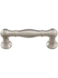 Fuller Cabinet Pull - 3 inch Center-to-Center in Stainless Steel.